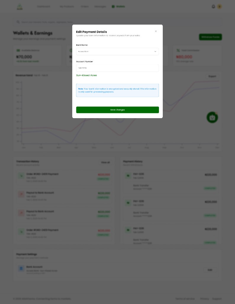Wallet settings