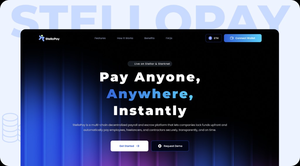 StelloPay decentralized payroll platform